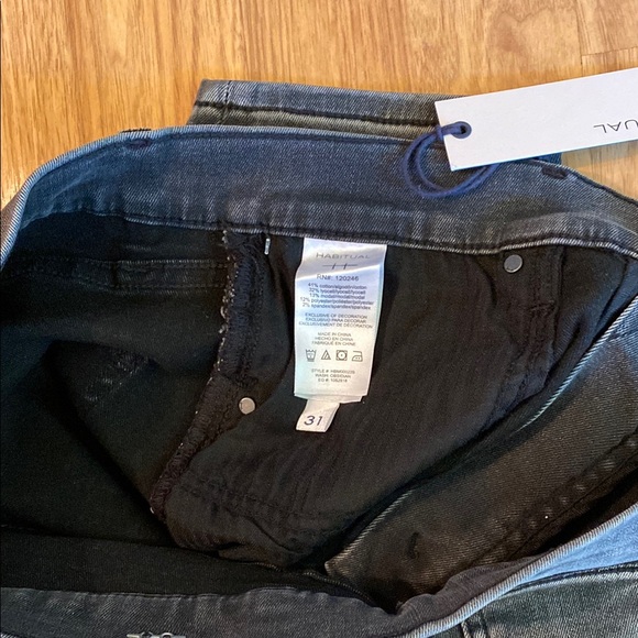 Habitual Women's Straight Leg Jeans - Dark Blue - Picture 5 of 6